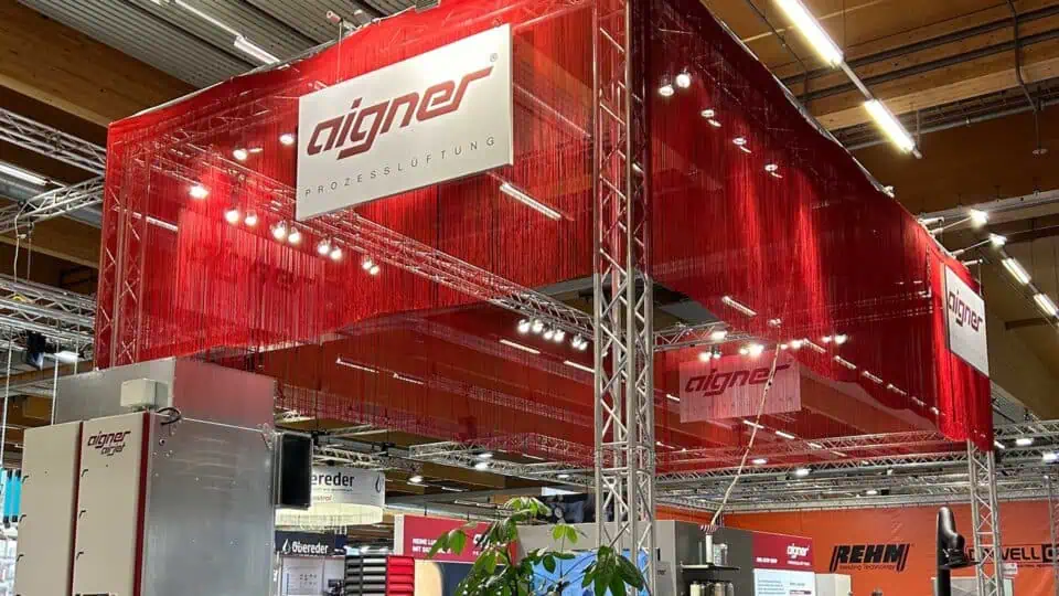 Aigner Messestand auf der Intertool / Schweissen 2024 in Wels