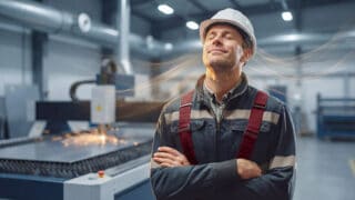 Bildbeschreibung zum Bild Absaugung Lasern Industrieanlage Aigner