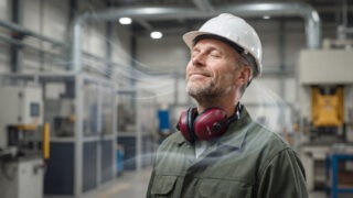 Bildbeschreibung zum Bild Absaugung Schallschutz Industriehalle