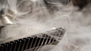 Bildbeschreibung zum Bild Kfz-Abgasabsaugung in Werkstatthalle